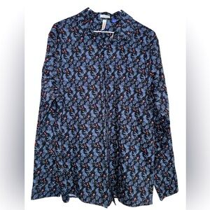 🍃NWOT! Artefact Print Dress Shirt